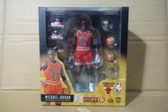 MAFEX 公牛隊 NBA 麥可喬丹 23號 1次膠 如圖 盒舊