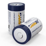 KBT 2Pack 3.6V ER34615 D Cell Batteries, 19000mAh High Capacity Li-SOCL₂ Non-Rechargeable D Size Bat