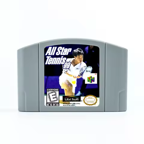 All Star Tennis 99 N64 Cartridge USA EUR Game Card For 64bit Game Consoles