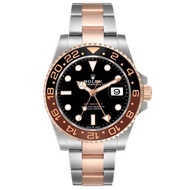 Rolex Rolex GMT Master II Root Beer (Reference 126711). A rose gold and stainless steel automatic wristwatch with date. 2020