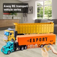RC xe ben bình dầu xe tải xe container-14 "1:48 mini bán xe tải đồ chơi với 1 pin sạc xe điều khiển 
