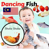 Baby Toy Fish Toy Moving Fish Kicker Shake Fish USB Rechargeable Ikan Robot Fish Kid Toy Mainan Ikan