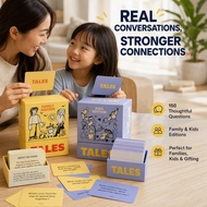 Conversation Starter Card Game 150Pcs Family Kids Edition Kad Interaksi Icebreaker Game