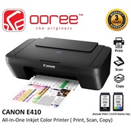 CANON PIXMA E410 INK EFFICIENT 3 IN 1 INKJET MULTIFUNCTION COLOUR PRINTER, PRINT SCAN COPY (3 IN 1) ALL IN ONE PRINTER