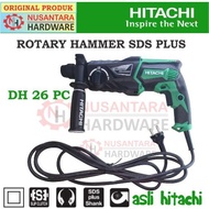 MESIN Rotary hammer SDS plus Hitachi DH 26 pc, impact drill machine, Hitachi DH 26 pc concrete drill