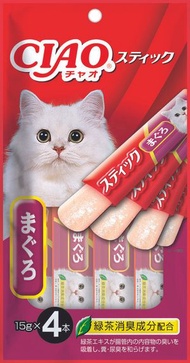 CIAO - CIAO寒天肉泥吞拿魚口味 15gx4