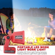 Portable LED Work Light Work Light Fishing Camping Outdoors Light Work Light Suitable for Night Work