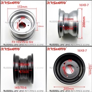 6 inch 7 inch Iron wheel rim 145/70-6 16X8-7 ATV Quad Buggy Wheeler Accessories Go karting 4