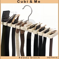 C&M Tie Belt Hanger Wardrobe Belt Rotating Organizer Rack Multifuctional Scarf Hanger Closet Storage
