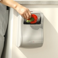 Hanging Trash Can, Sliding Lid, Air Mini for Household Wall-mounted Garbage bin 3L Included 30Pcs Re