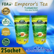 2 Pack Turmeric EMPEROR'S TEA Mix Powder Original Flavor 350g per pack 100%  Authentic  sold by Abundant Life