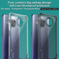 小米 Xiaomi Mi 10T Lite 5G - IMAK 全包防摔軟套-氣囊版 (四角加厚 TPU) 透明 手機軟套 保護殼 +送 透明保護膜 Mon貼 Shock-Resistant Case