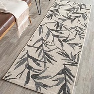 Safavieh Courtyard Collection CY7425-236A5 Beige and Anthracite Indoor/ Outdoor Runner (2'3" x 6'7")