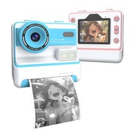 Kids Instant Print Camera 1080P 48MP 2.4 Inch Screen 16X Zoom Children Camera Thermal Printer Portab
