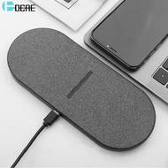 2 in 1 30W Dual Wireless Charger for Samsung S22 S21 Double Fast Charging Dock Pad For IPhone 14 13 12 11 XS XR 8 Airpods 3 Pro