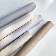【Free Glue】 Simple Solid Color Striped Wallpaper for Bedroom Living Room Dining Room Hotel Clothing 