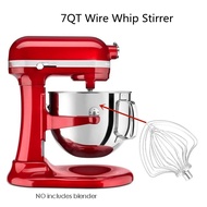 Wire whip for 5K7EW vertical mixer, 7QT mixer lifting bowl, mixing head and noodle head KN211WW