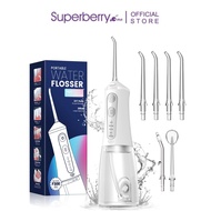 JTF F300 Portable Water Flosser | Cordless Oral Irrigator | 300ML Tank | IPX7 Waterproof