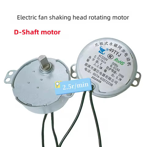 High Quality 1PCS 49TYJ/50TYZ 220V-240V 50-60HZ CW/CCW Electric Fan Square Desk Fan Turning Rotary D