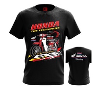 Honda EX5 motorcycle t-shirt, Honda EX5 t-shirt, 3D printed, round collar, short sleeves.