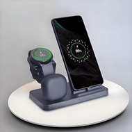 Charging Station Compatible With Samsung Multiple Devices 3 In 1 USB C Charging Stand For Galaxy S25