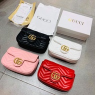 shopeeNo.1◇▲ORG GUCCI FASHION SLING BAG SHOULDER BAG FOR WOMENS WITH BOX