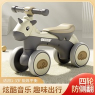 Balance bike (for kids)1One3Year-Old Baby Scooter Four-Wheel Non-Pedal Scooter Pulley Scooter Walker Walker