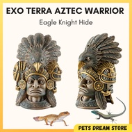 Exo Terra Aztec Eagle Warrior Knight Reptile Hide Out Terrarium decor