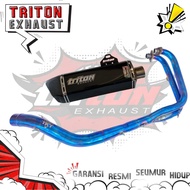 Racing Exhaust R25, Ninja250Fi, CBR250RR, MT25 Original Triton Exhaust with Lifetime Warranty