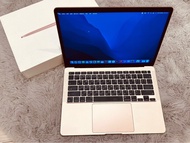 台中 MacBook Air 16g 256g M1晶片 電池97% 金色 玫瑰金 盒裝配件齊全