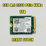 1TB SSD M.2 2230 PCIe NVMe SSD GEN4X4 (KIOXIA/SSSTC/SK HYNIX)