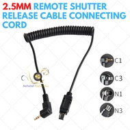 SONY 2.5mm C1 Shutter Remote Control Camera Cable C3 N1 N3 S2 E2 L1 Canon Nikon Camera Fujifilm Wire