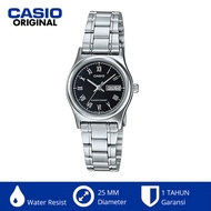 Casio Wanita Ltp-v006d-1budf Ltpv006 Jam Tangan Rantai Fashion Murah