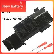 11.42V 74.9WH/6559mAh A1582 Laptop Battery For Apple Macbook Pro 13" Retina A1502 (2015 year ) ME864