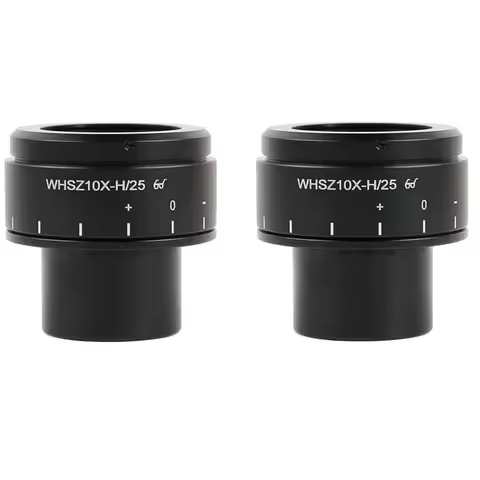 WHSZ10X/25mm Wide Field Microscope Eyepiece Diameter 30mm Adjustable For Olympus Stereo Binocular Tr
