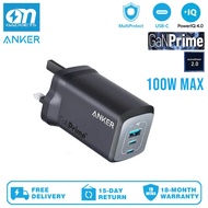Anker Prime A2343 100W USB C Charger, Anker GaN Wall Charger, 3-Port Compact Fast PPS Charger