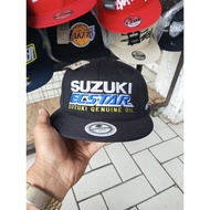 SUZUKI SNAPBACK HAT ECSTAR BLACKSUZUKI