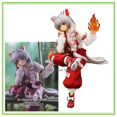 In Stock Original FuRyu Touhou Project Fujiwara No Mokou Anime Character Model Pressed Instant Noodl