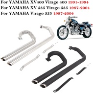 For YAMAHA XV400 Virago 400 1991 - 2004 For YAMAHA Xv 535 Vago 535 1987 - 2004 Motorcycle Exhaust Sy