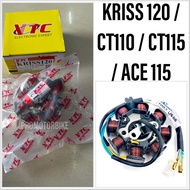 VTC MODENAS KRISS120 KRISS 120 CT110 ACE115 CT115 MAGNET COIL FUEL COIL STARTER COIL