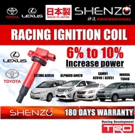 Shenzo Toyota Ignition Plug Coil 90919-02260 / 90919-02248 Camry Estima Wish Harrier Innova Fortuner