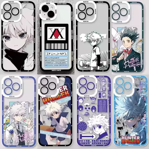 Black Anime New Hunter x Hunter Case For Motorola Moto G60 G73 G53 G72 G52 G71 G22 G30 Edge 40 Pro G