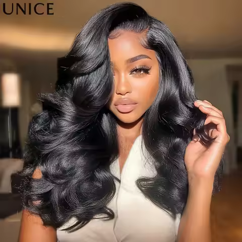 UNice 7x5 Lace Bye-Bye Slip™ Wig Feathered Layer Left Side Part 200% Density Wig with Secure Silicon