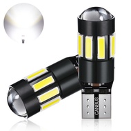 Led Car Lens Profile Indicator Light t10 Bulb 7020W License Plate Indicator Wide Light Decoding w5w 
