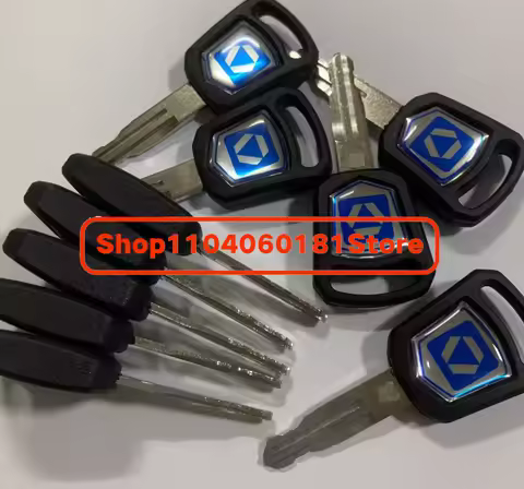 10 Pcs Keys for XCMG Excavator Key NEW Style for 75DA 60D 215 200 Ignition Door Lock Key