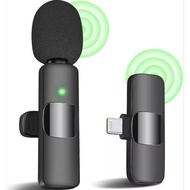 K K9 Wireless Microphone Collar Microphone Wireless Lavalier Microphone Portable Audio Video Microph