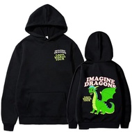 2025 Imagine Dragons Loom World Tour Hoodie Rock Band Cartoon Sweatshirt For Men And