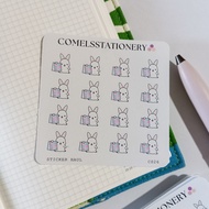 COMELS Sticker Haul Daily Chores Sticker Sheet for Planner Bullet Journals Journaling Diary