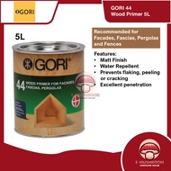 GORI 44 5L - Wood Primer for Facades, Fascias, Pergolas (Sealer, 1st coat, especially new raw timber