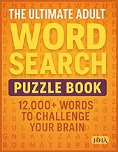 The Ultimate Adult Word Search Puzzle Book: 12,000+ Words to Challenge Your Brain